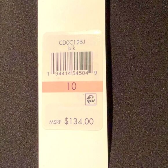 CALVIN KLEIN NWT FLUTTER SLEEVES SHEATH DRESS BLACK SIZE 10 - Picture 7 of 9